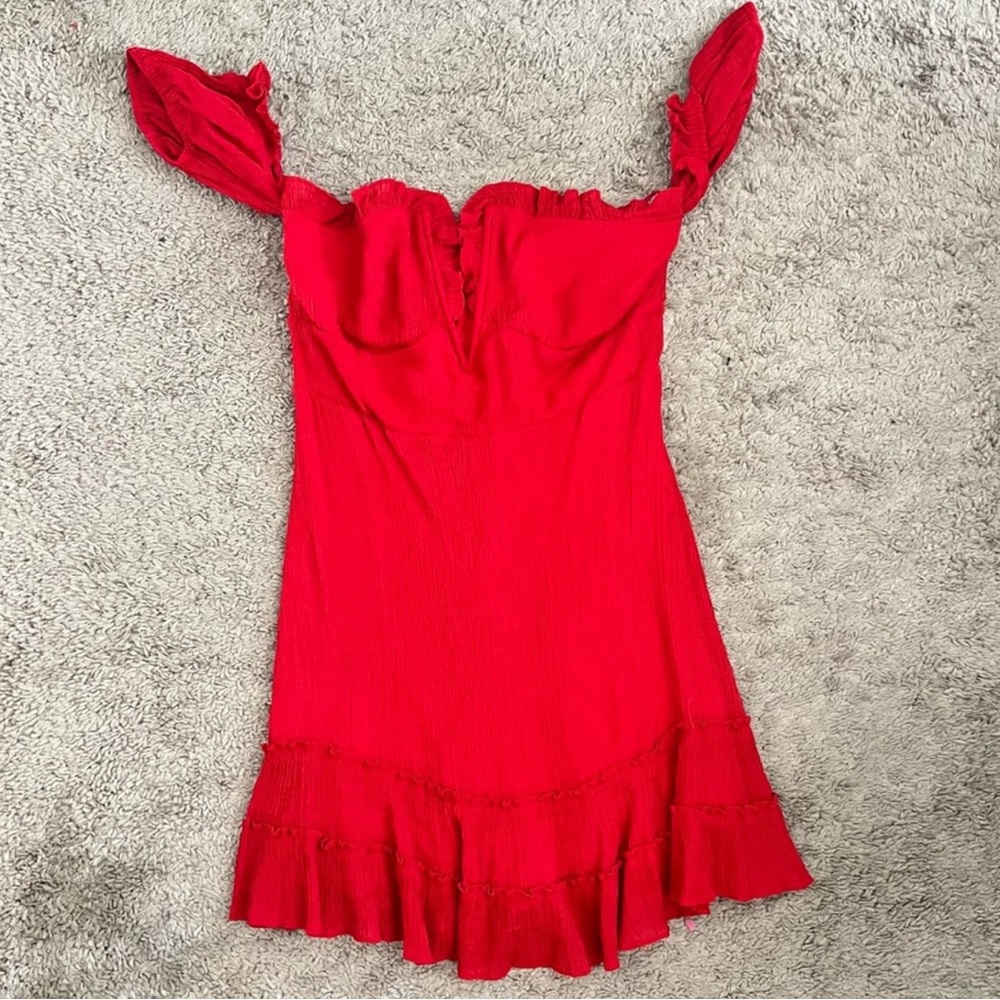 My Lover Red Mini Dress